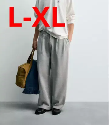 CHAMPION x ZARA 플리츠 릴랙스 핏 팬츠 L-XL