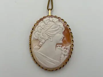 K14 ROBERTA 카메오 펜던트 이탈리아제