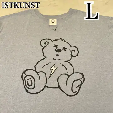 ISTKUNST 이스트쿤스트 썬더 베어 T셔츠 블루