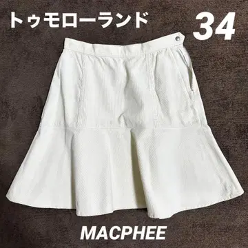 [ 새상품급 ] 투모로우랜드 MACPHEE 코듀로이 스커트 34