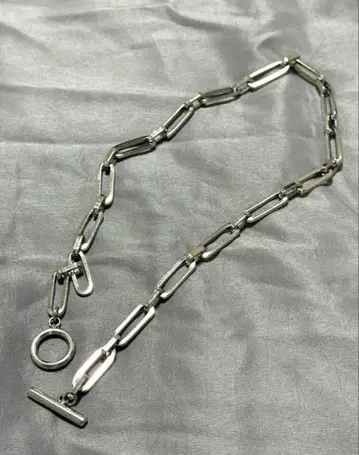 HARE 스퀘어 체인 목걸이 남성용