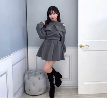 evelyn 맨투맨 셋업 3점