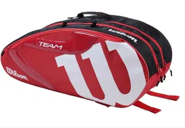 Wilson 라켓백 레드 윌슨 6개 수납 가능