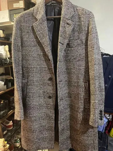 MICHEL KLEIN 체스터 코트 브라운 계열