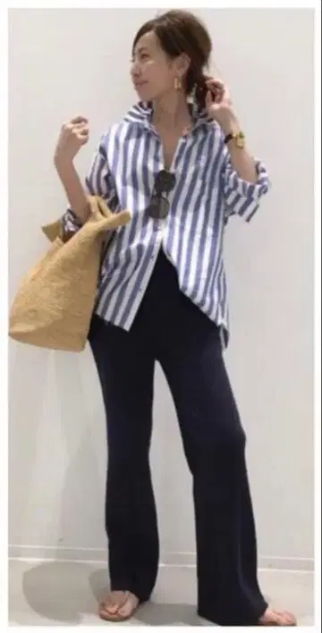 라빠르망 리브 니트 팬츠