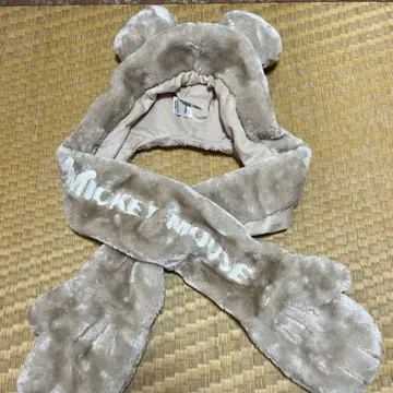 디즈니랜드 미키마우스 머플러 캡