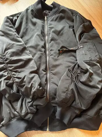 블랙 MA-1 플라이트 자켓