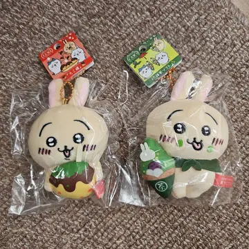 치이카와(먼작귀) 마스코트 토끼 교토 말차 소프트 오사카 타코야키