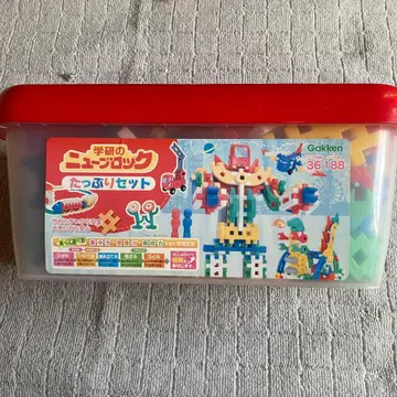 학켄의 뉴 블록 푸짐한 세트 모든 부품 포함