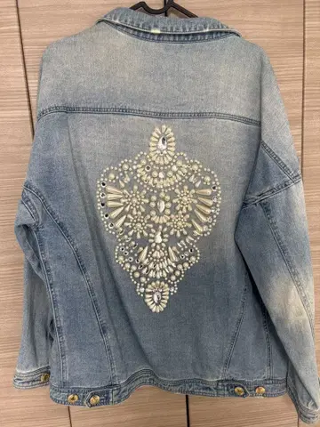 DaTuRa 펄 비쥬 데님 자켓