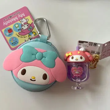 My Melody 컬러풀 소다 키링 2 잡화 파우치 세트