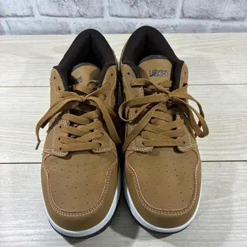 LARKINS 브라운 스니커즈 사이즈 26.5 정리번호 P74