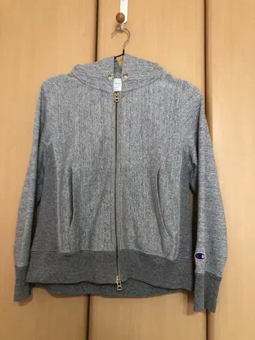 Champion Reverse Weave 후드티 S 그레이