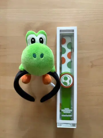 유니버셜 USJ 파워업 밴드 머리띠 요시