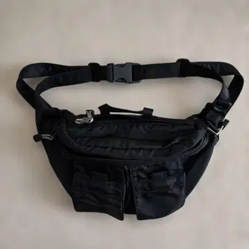 블랙 바디백 2 포켓