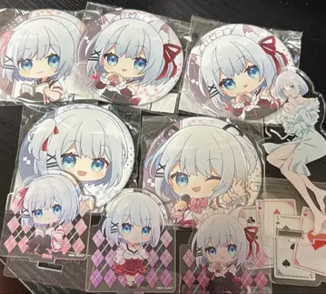 탐정은 이미 죽어 있다. 아크릴 스탠드, 캔 배지 세트