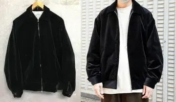 마르카 23aw 새상품급 벨벳 벨로아 지퍼 자켓