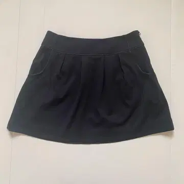 MARY QUANT 마리퀀트 블랙 플리츠 타이트 스커트