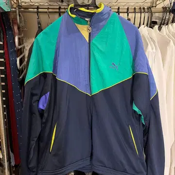 80s 90s 빈티지 푸마 저지 트랙 자켓 나일론