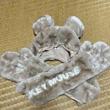 디즈니랜드 미키마우스 머플러 캡