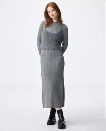 GU 피스 뷔스티에 세트 원피스 S 사이즈