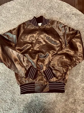 빈티지 바시티 자켓 나일론 MESQUITE USA제