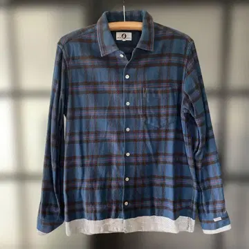 GOODENOUGH 긴팔 플란넬 셔츠 M 엘리엇 타탄 후지와라 히로시