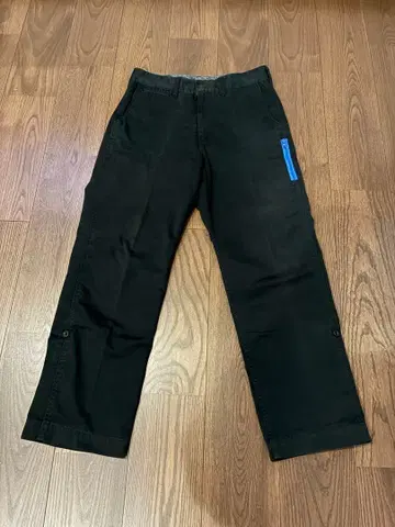 HARE 하레 블랙 팬츠 파랑 지퍼 L 사이즈