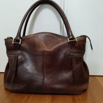 Dakota 브라운 가죽 토트백