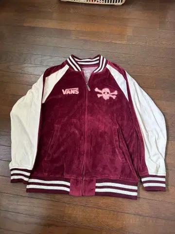 VANS 스컬 프린트 바시티 자켓 L 사이즈