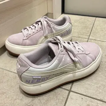 NERDY x atmos pink x PUMA SUEDE MAYU