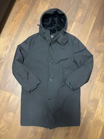 캘빈클라인 블랙 코트 플리스 라이닝 calvin klein