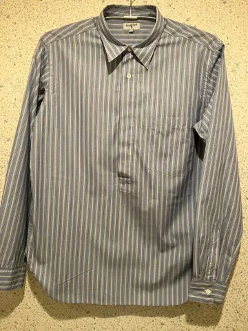 마가렛호웰 90년대 후기 빈티지 풀오버 긴팔 스트라이프 셔츠