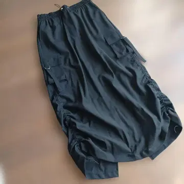 ZARA 블랙 사이드  롱 스커트