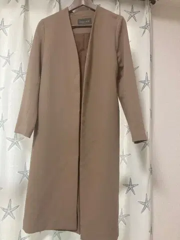 UNITED ARROWS 베이지 롱 코트 S 오피스