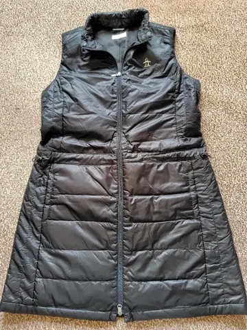 Munsingwear 블랙 다운 튜닉 원피스 L 사이즈