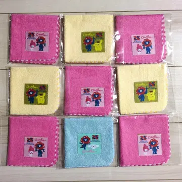 오사카 만박 회장 한정 산리오 콜라보 손수건 멜로디 미야쿠미야쿠 9장