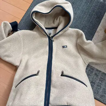 THE NORTH FACE 플리스 자켓 M 크림색