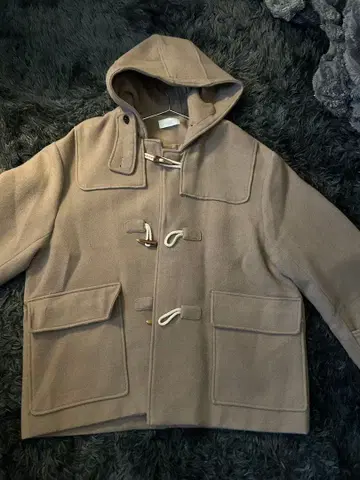 TQLSZK8447 [UNISEX] 후드 부착 더플 코트