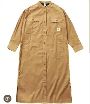 CHUMS 코듀로이 원피스 브라운