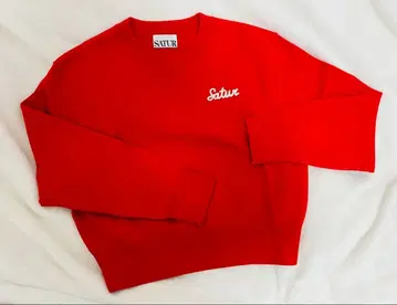 SATUR 로고 포함 스웨터