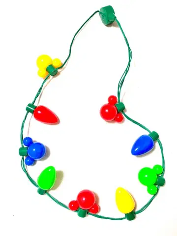 디즈니 빛나는 완구 크리스마스 일루미네이션 목걸이 2019