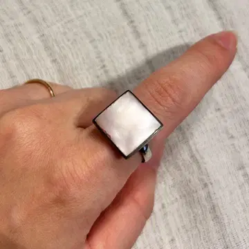 실버 스퀘어 반지