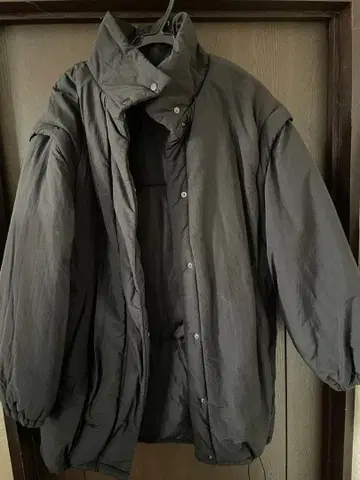 블랙 다운 자켓 사이즈 F