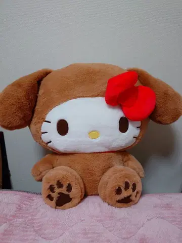 택 포함 헬로키티 멍멍이 인형옷 인형 GJ 산리오