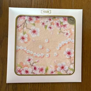 [ 새상품 미개봉 ] 페이러 손수건 사쿠라 핑크 펄