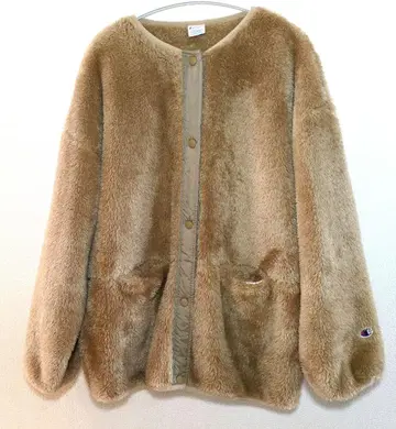 Champion 플리스(보아) 자켓 여성용 L 베이지