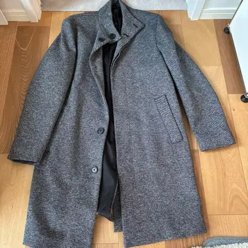 ZARA 그레이 체스터 코트 M