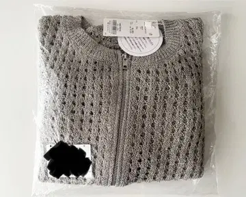 어반 리서치 크루넥 라메 메쉬 가디건