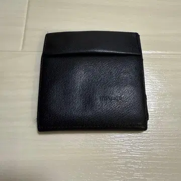 아부라사스 지갑 블랙 얇은 타입 이단 접이식